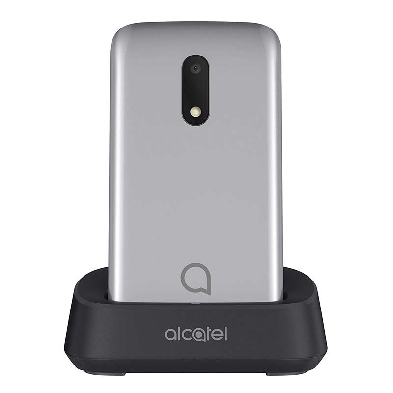 Alcatel 3026X Seniorentelefon metallic silber