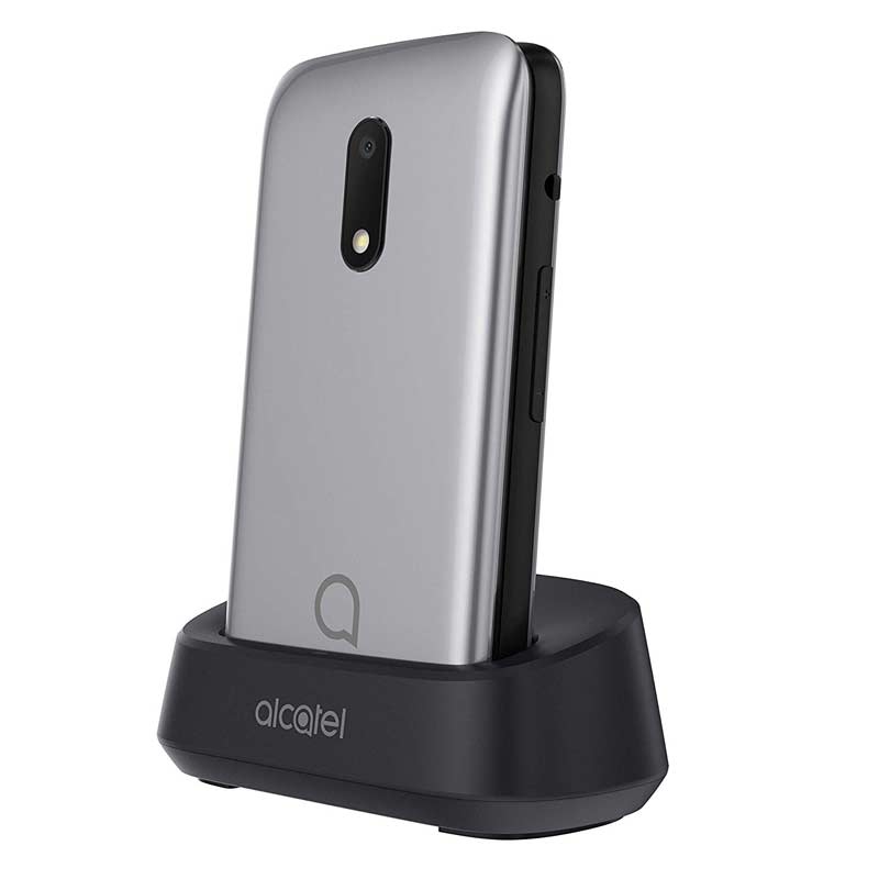 Alcatel 3026X Seniorentelefon metallic silber