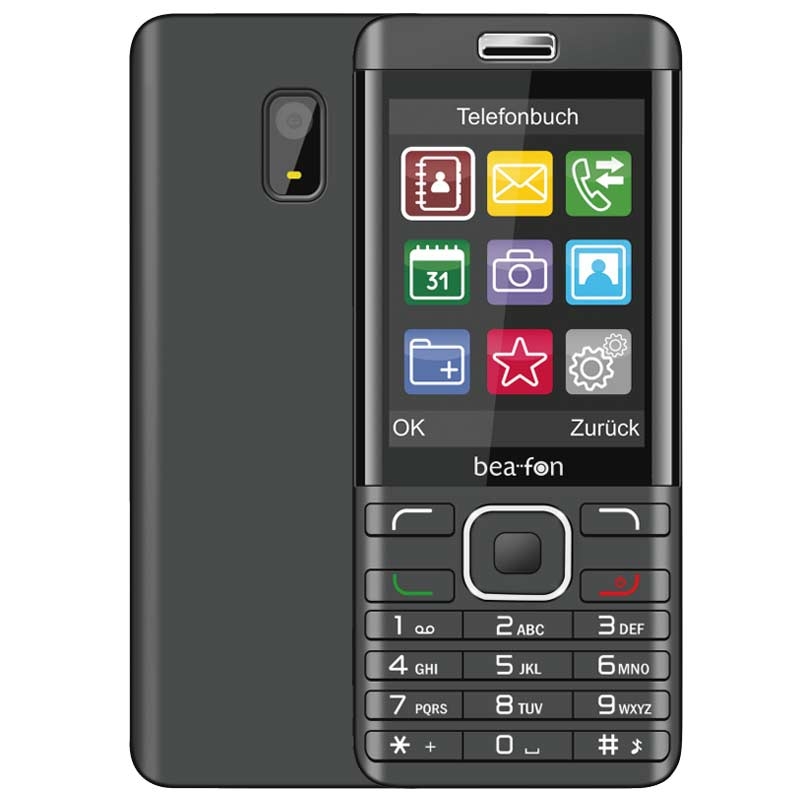 Beafon Classic Line C350 Handy Dual-SIM schwarz