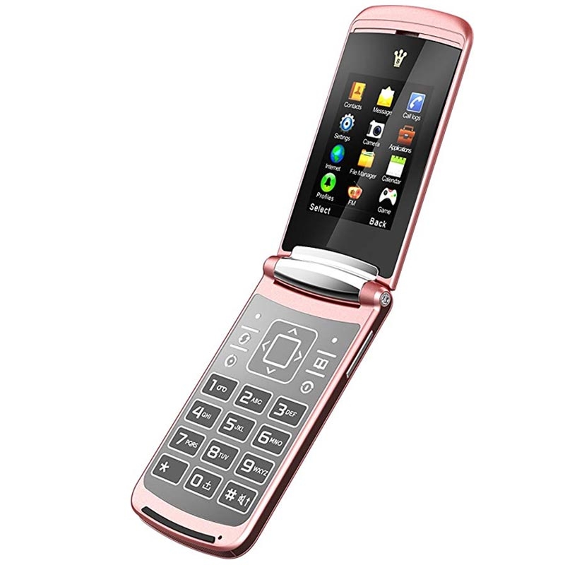 Binatone Blade Dual-SIM Klapphandy rose gold