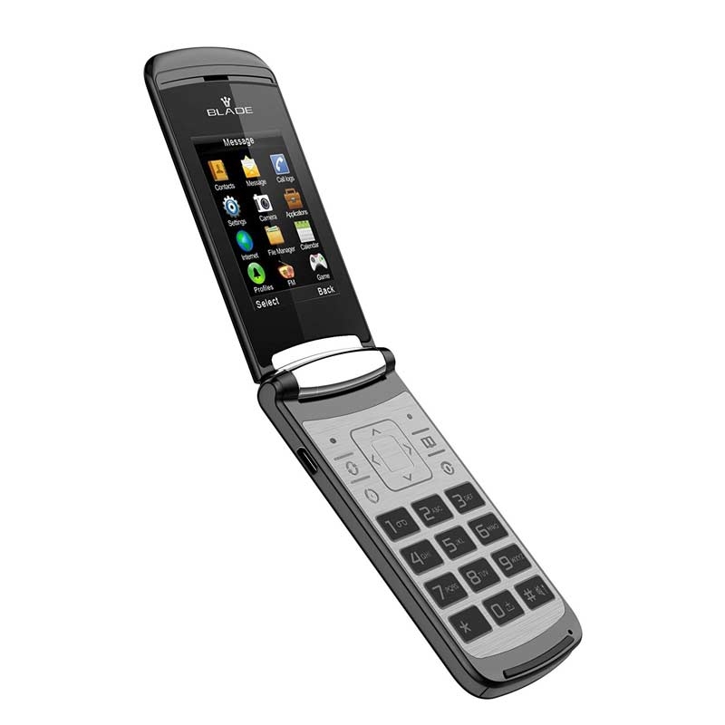 Binatone Blade Dual-SIM Klapphandy schwarz