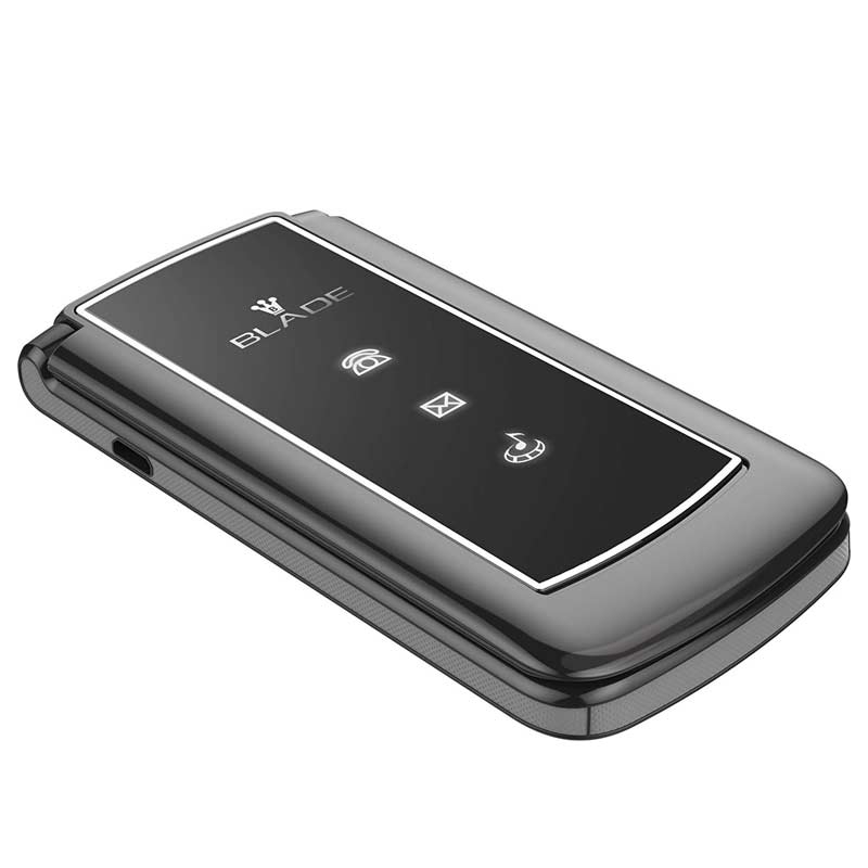 Binatone Blade Dual-SIM Klapphandy schwarz