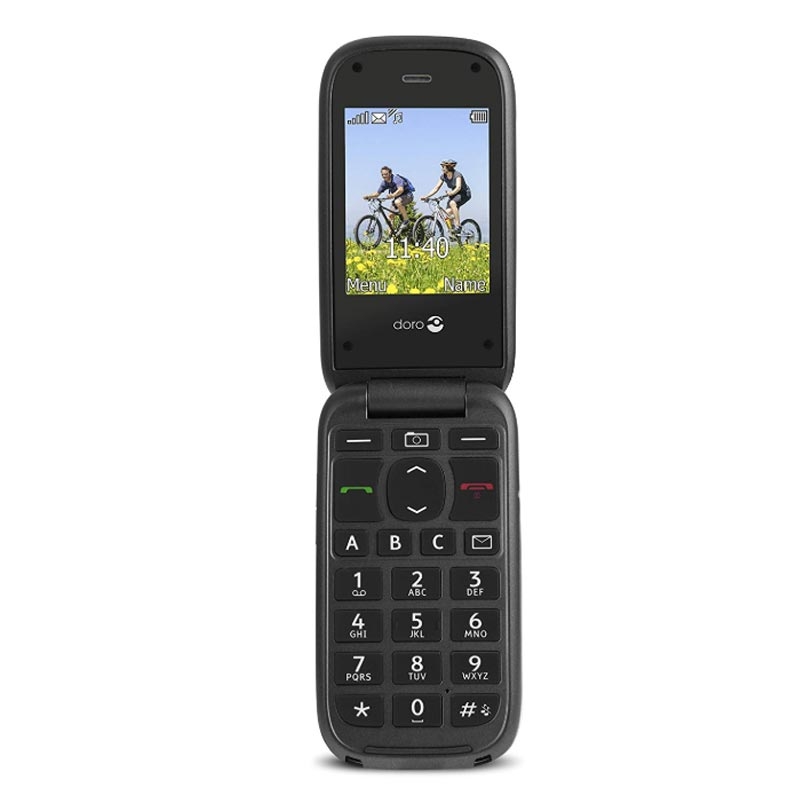 Doro PhoneEasy 613 Klapphandy schwarz