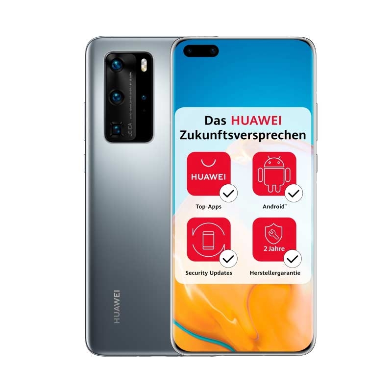 Huawei P40 Pro Dual-SIM Smartphone silber