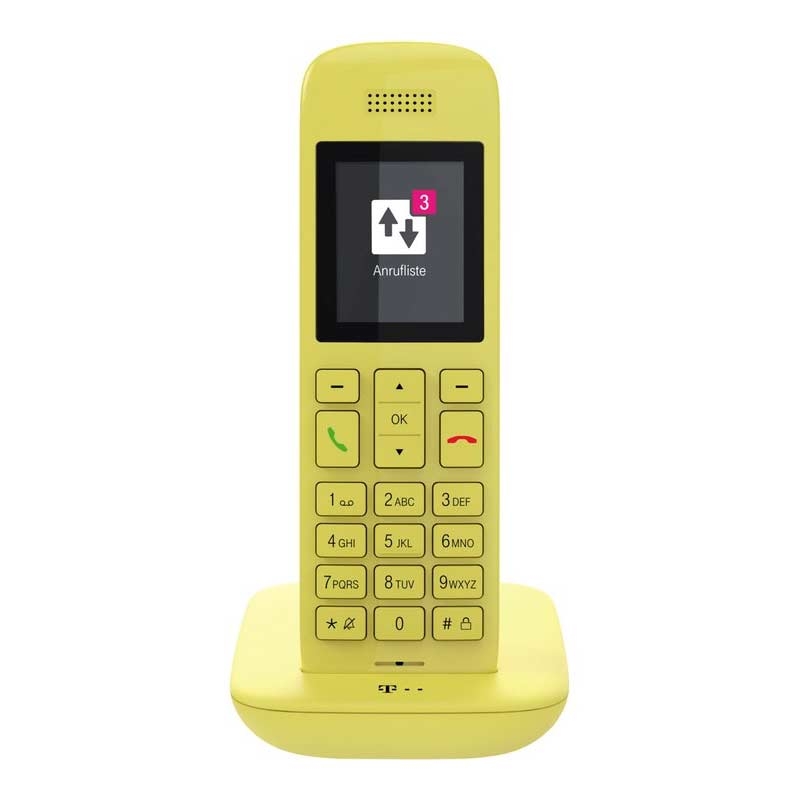 Telekom Speedphone 11 DECT-Schnurlostelefon mit Basis gelb