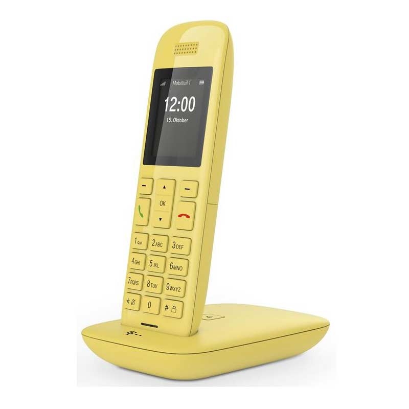 Telekom Speedphone 11 DECT-Schnurlostelefon mit Basis und AB gelb