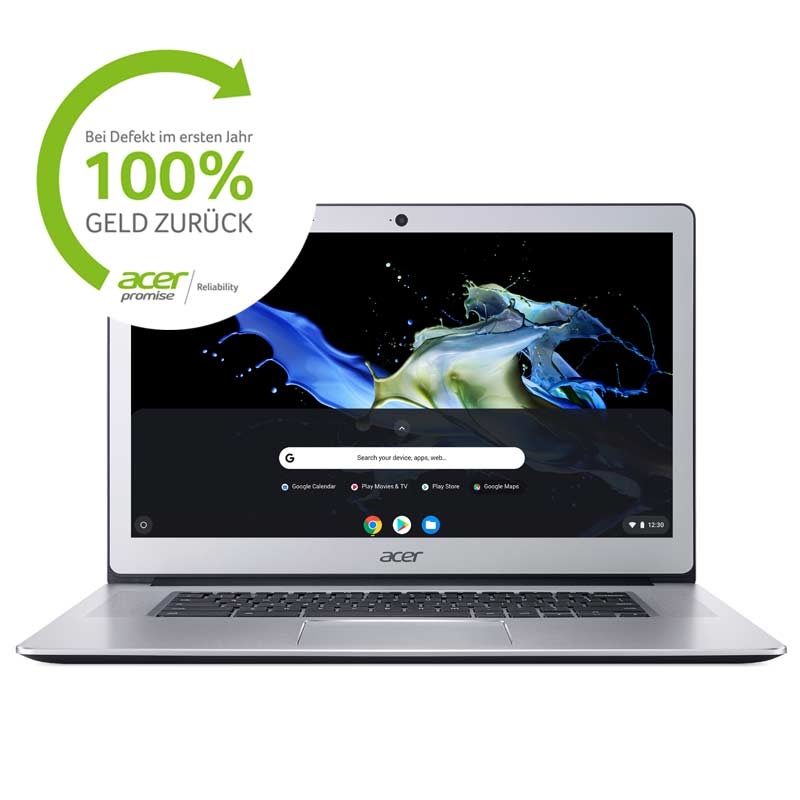 Acer Chromebook CB515-1HT-P58C 39,6cm (15,6 Zoll) Notebook silber