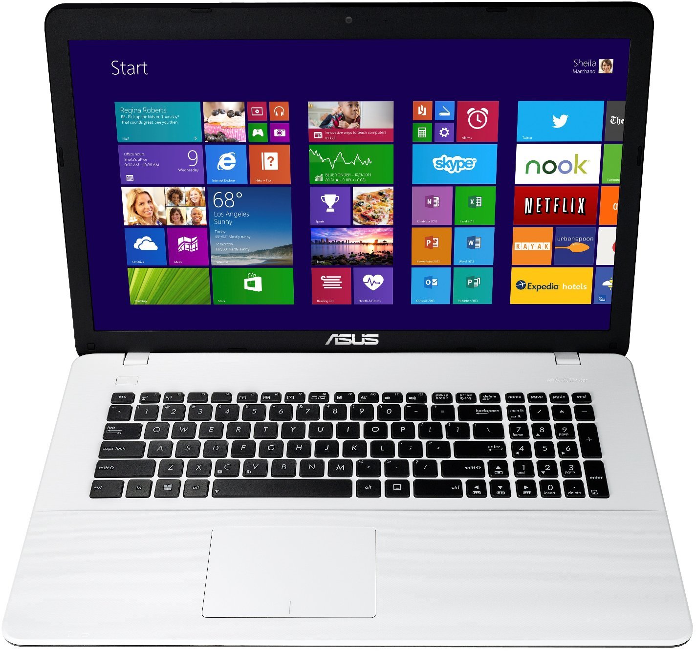 Asus F751MA-TY201H 17,3 Zoll Notebook weiß