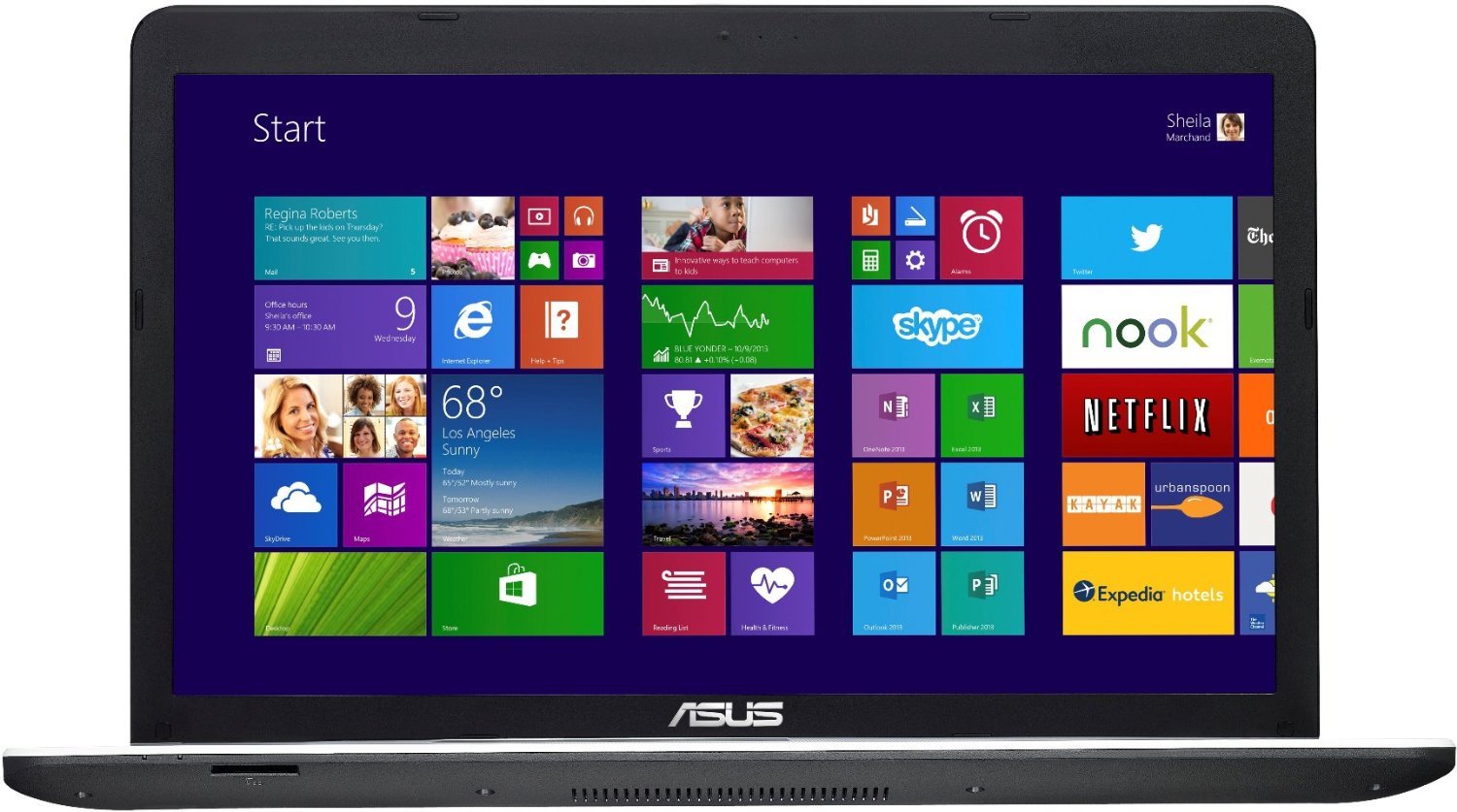 Asus F751MA-TY201H 17,3 Zoll Notebook weiß