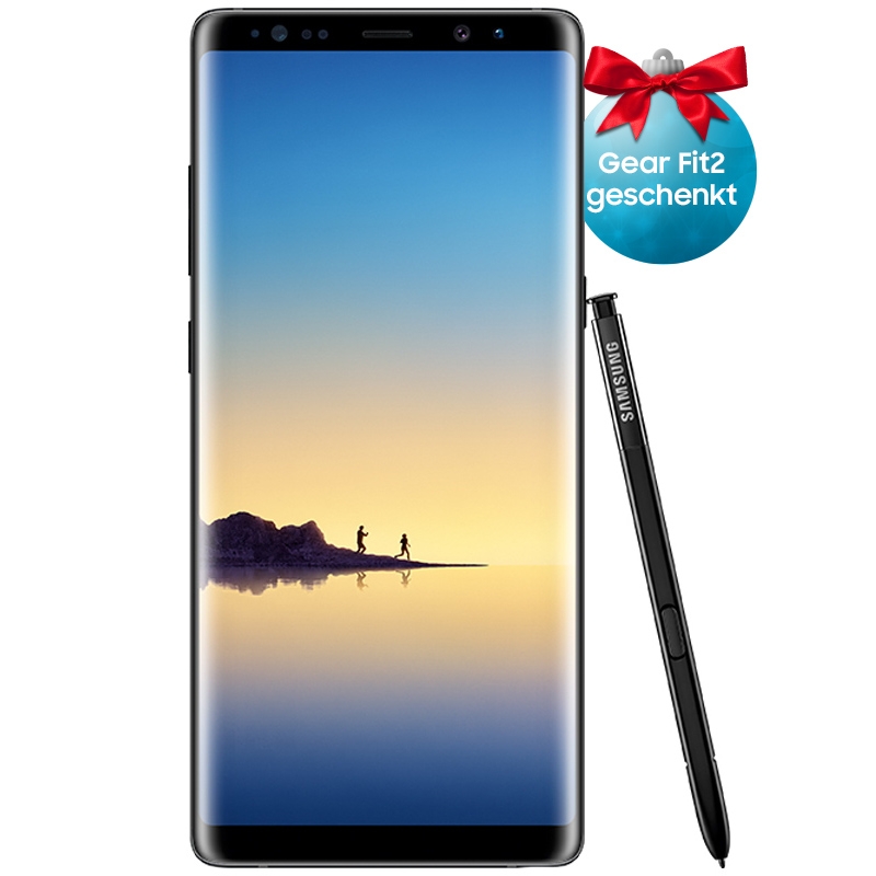 Samsung Galaxy Note 8 Smartphone midnight black