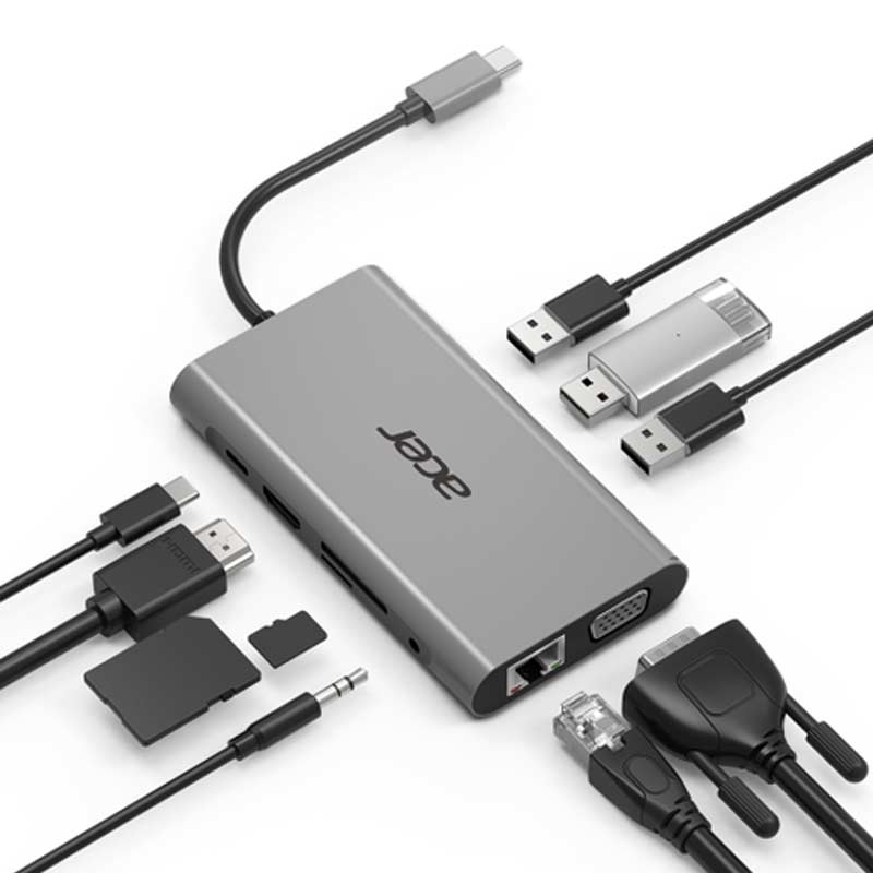 Acer 10-in-1 Mini Dock Typ C Dongle
