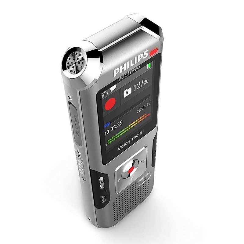 Philips DVT4010 Diktiergerät mit Metallgehäuse 8 GB