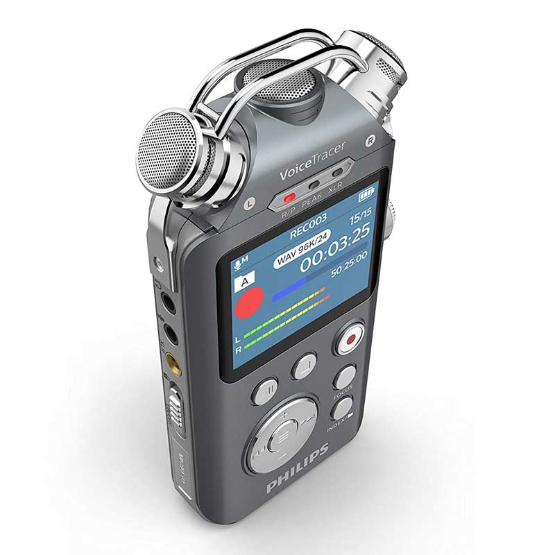 Philips DVT7500 Audiorekorder mit 3 Mikrofonen 16 GB