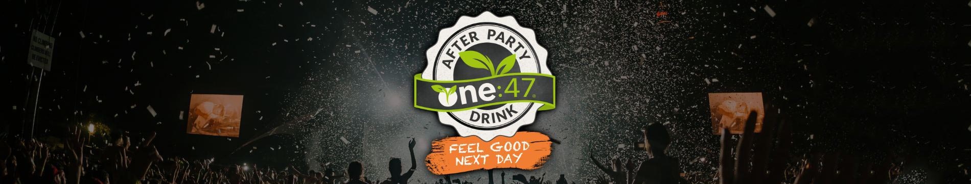 one:47 After Party Drink Fan Special | 12 Shots, 24 Sticks, Fanartikel