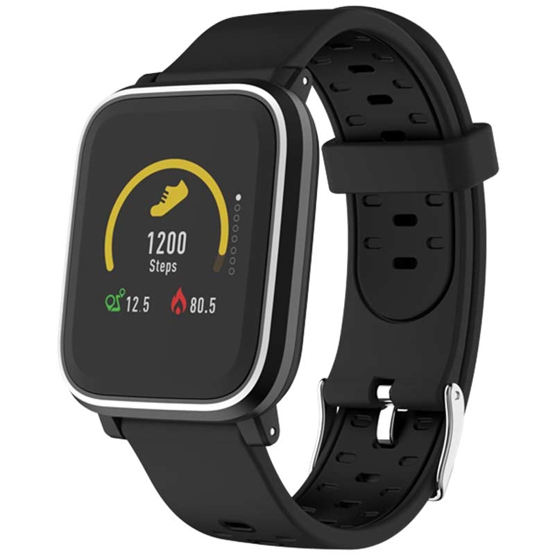 Denver sw-160 Bluetooth-Smartwatch mit Herzfrequenzmesser schwarz