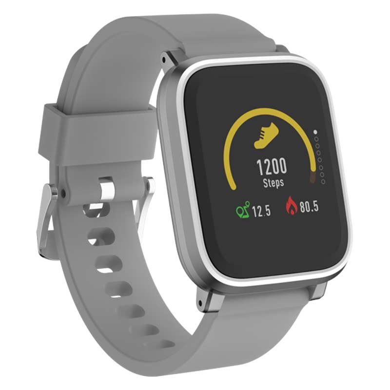 Denver sw-160 Bluetooth-Smartwatch mit Herzfrequenzmesser grau