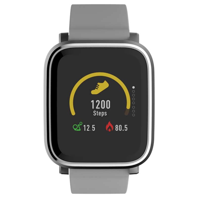 Denver sw-160 Bluetooth-Smartwatch mit Herzfrequenzmesser grau