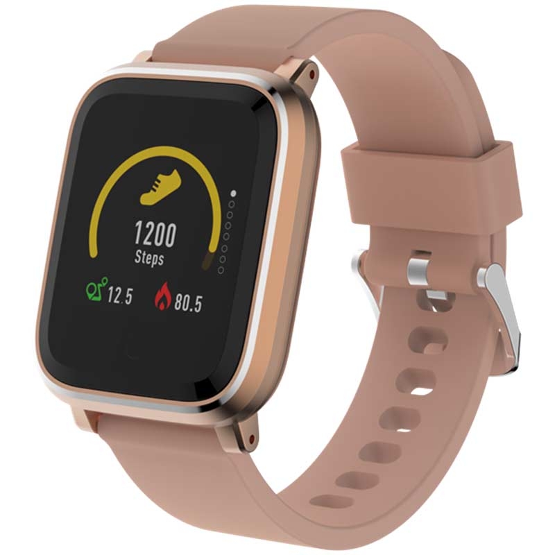 Denver sw-160 Bluetooth-Smartwatch mit Herzfrequenzmesser rosegold