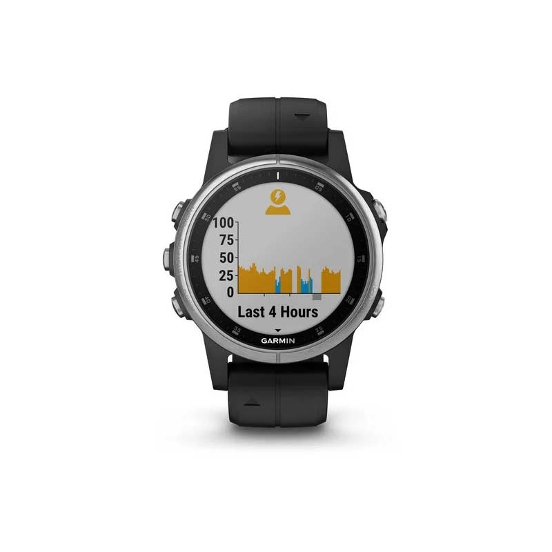Garmin fenix 5S Plus Glass Silver/Black