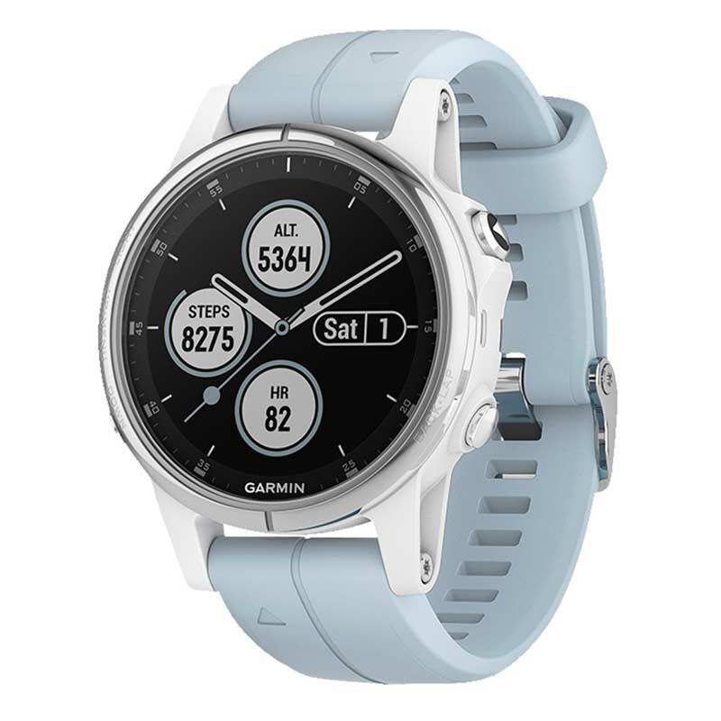 Garmin fenix 5S Plus Glass White/Seafoam