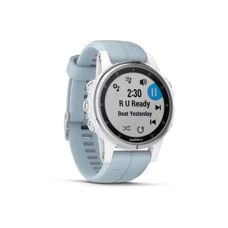 Garmin fenix 5S Plus Glass White/Seafoam