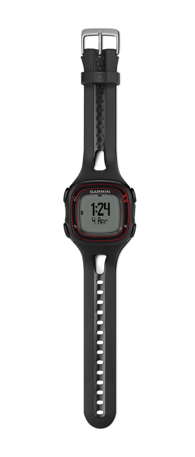 Garmin Forerunner 10 GPS Sportuhr schwarz/rot