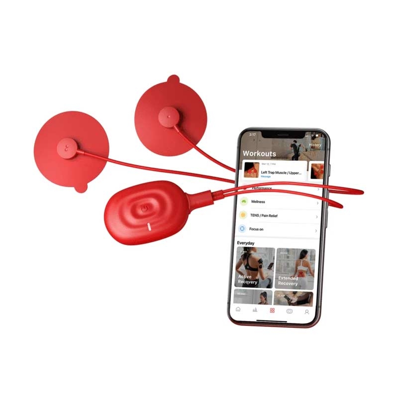 PowerDot Uno 2.0 Muskelstimulator rot