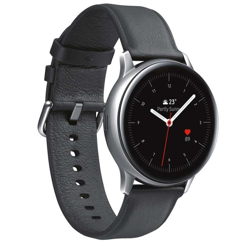 Samsung Galaxy Watch Active 2 40mm Smartwatch Stainless Steel silber