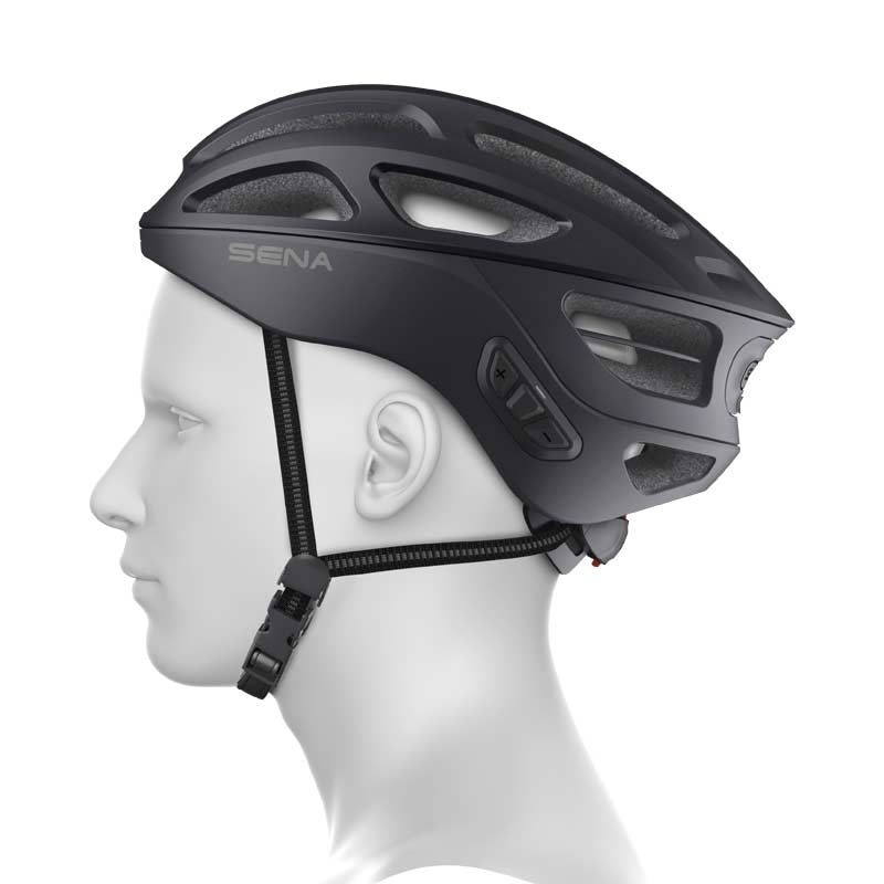 Sena R1 onyx black Größe S smarter Fahrradhelm