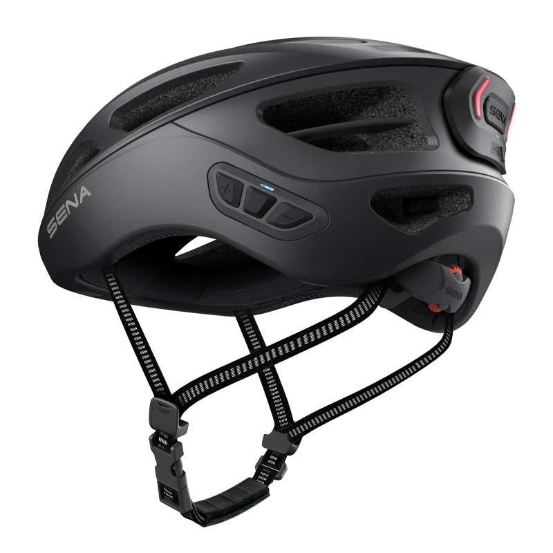 Sena R1 EVO matt black Größe L smarter Fahrradhelm (2. Wahl)