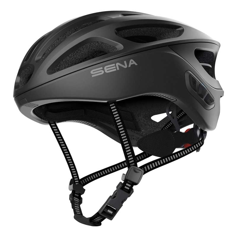 Sena R1 EVO matt black Größe L smarter Fahrradhelm (2. Wahl)