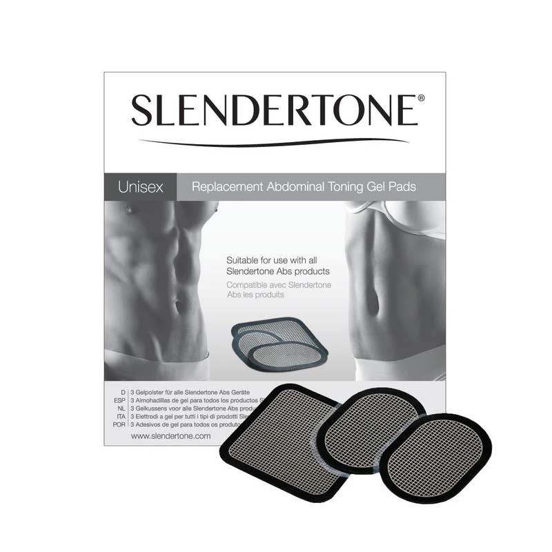 Slendertone Ersatzelektroden Gel-Pads 3er Set für alle Bauchmuskeltrainer