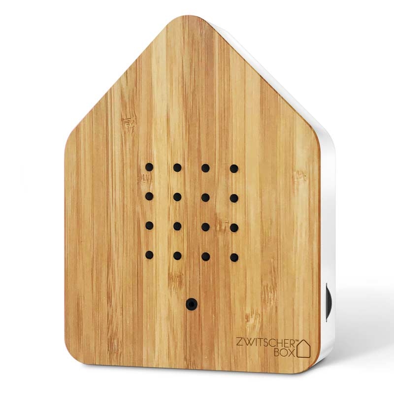 Zwitscherbox Holz bambus
