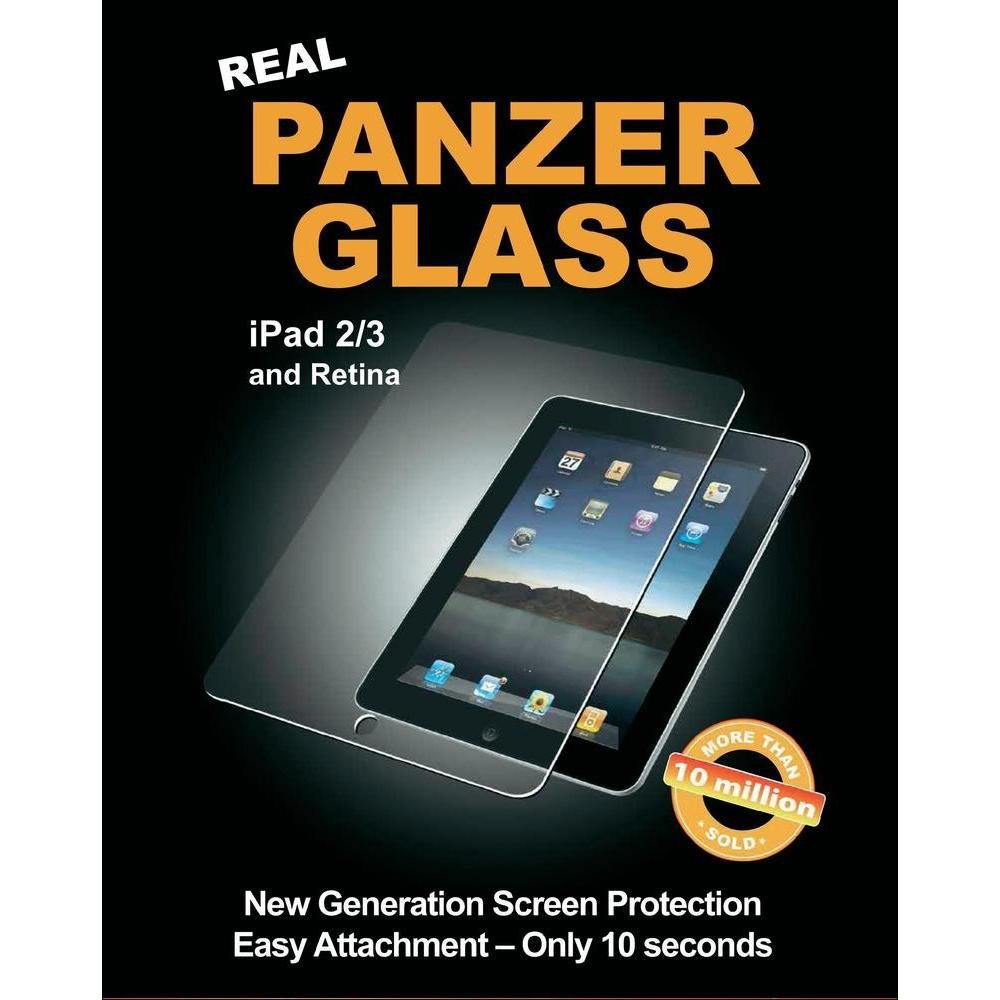 PanzerGlass Displayschutz für Apple iPad 2/3/4 /New iPad