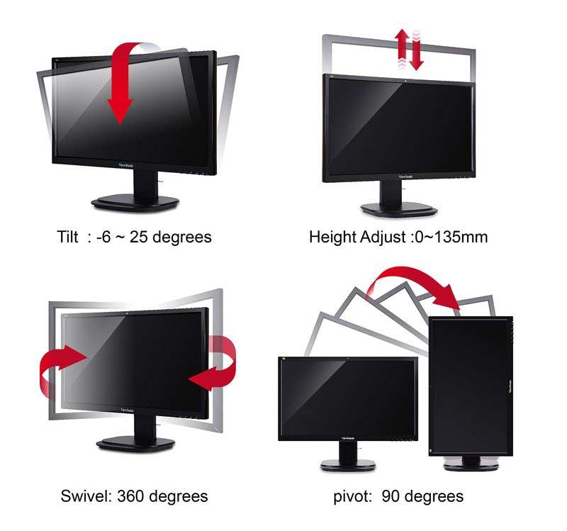 Viewsonic VG2437SMC 59,9 cm (24 Zoll) Full-HD Business Monitor