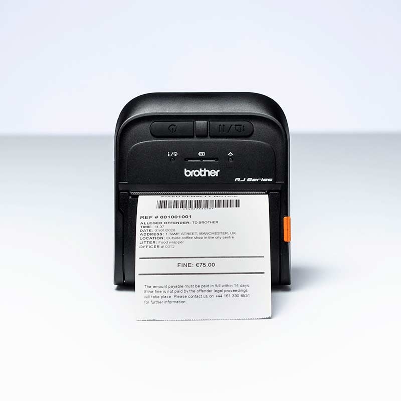 Brother RJ-3035B Mobiler Etiketten-/Labeldrucker