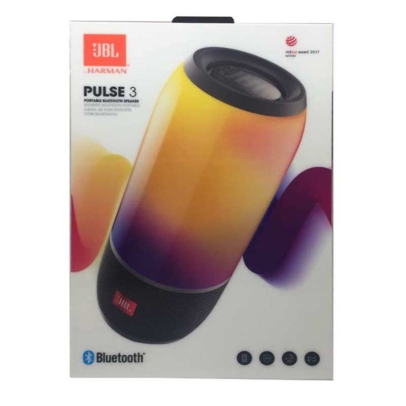 JBL Pulse 3 Tragbarer Bluetooth-Lautsprecher schwarz