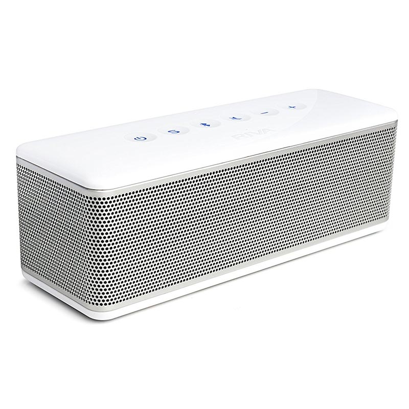 RIVA S Bluetooth Lautsprecher weiß-silber