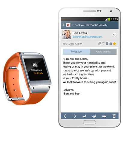 Samsung Galaxy Gear V700 Smartwatch  lime green