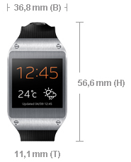 Samsung Galaxy Gear Smartwatch grau