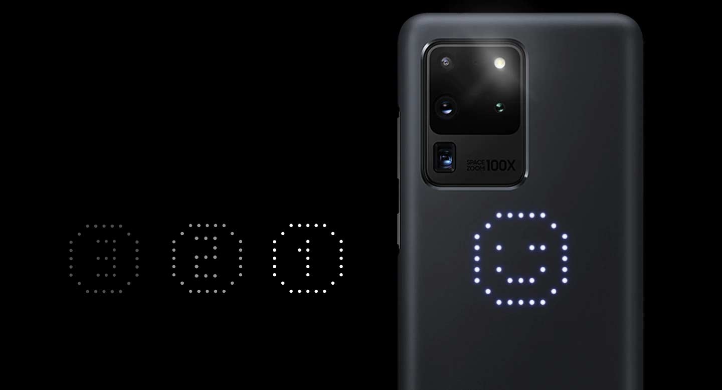 Samsung LED Cover Galaxy S20 Ultra (SM-G988) schwarz