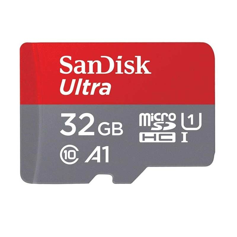 SanDisk Ultra 32GB microSDHC Speicherkarte + Adapter