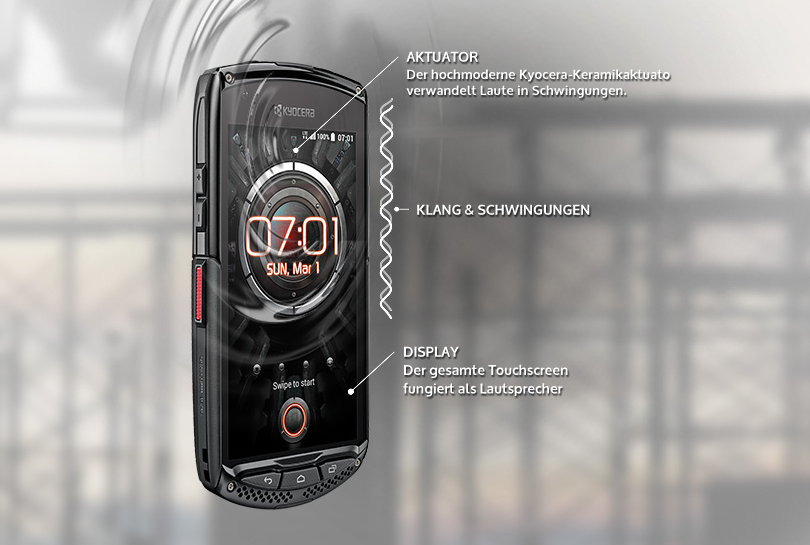 Kyocera Torque KC-S701 Handy black inkl. 24h Expresstausch und 36 Monate Garantie