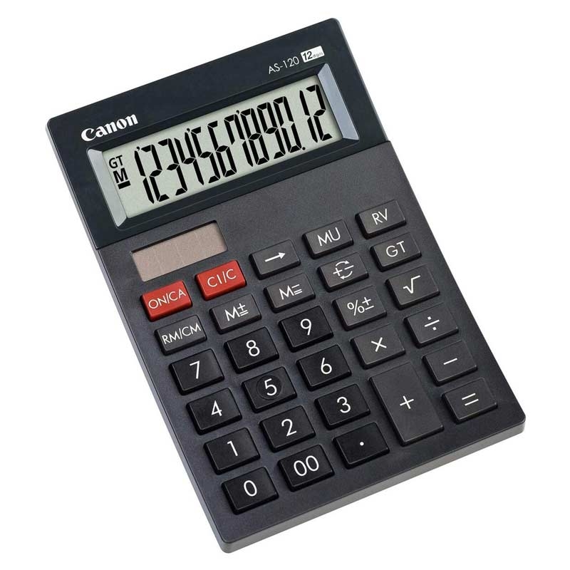Canon AS-120 Taschenrechner grau