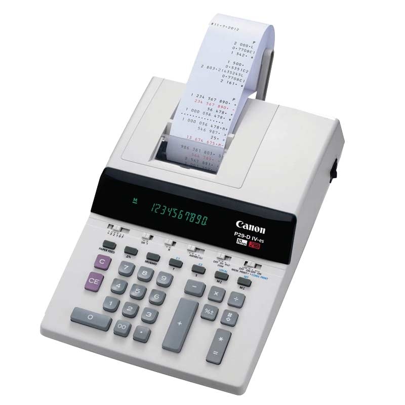 Canon P29-D IV Desktop Druckrechner/Kassenrechner