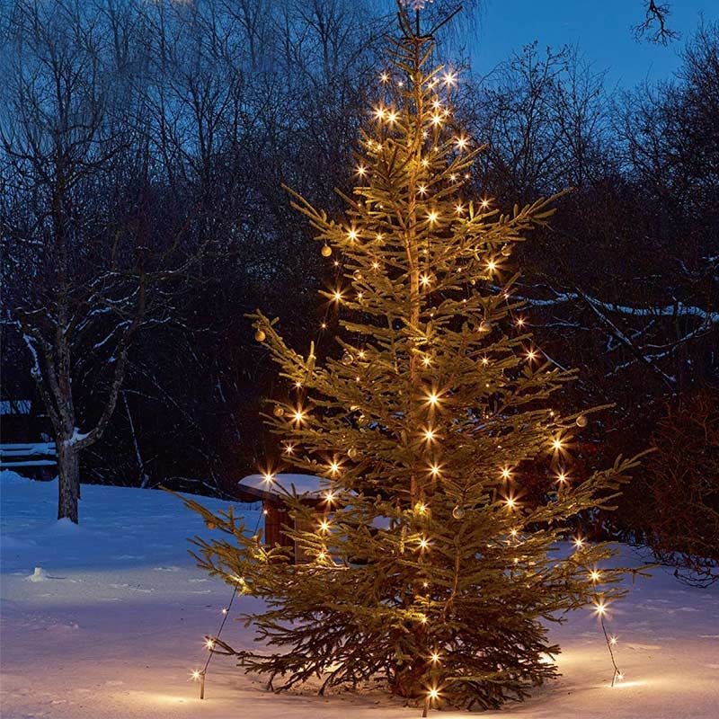 Hellum 220-tlg. LED Lichterkette Tauperlen Quick Lights