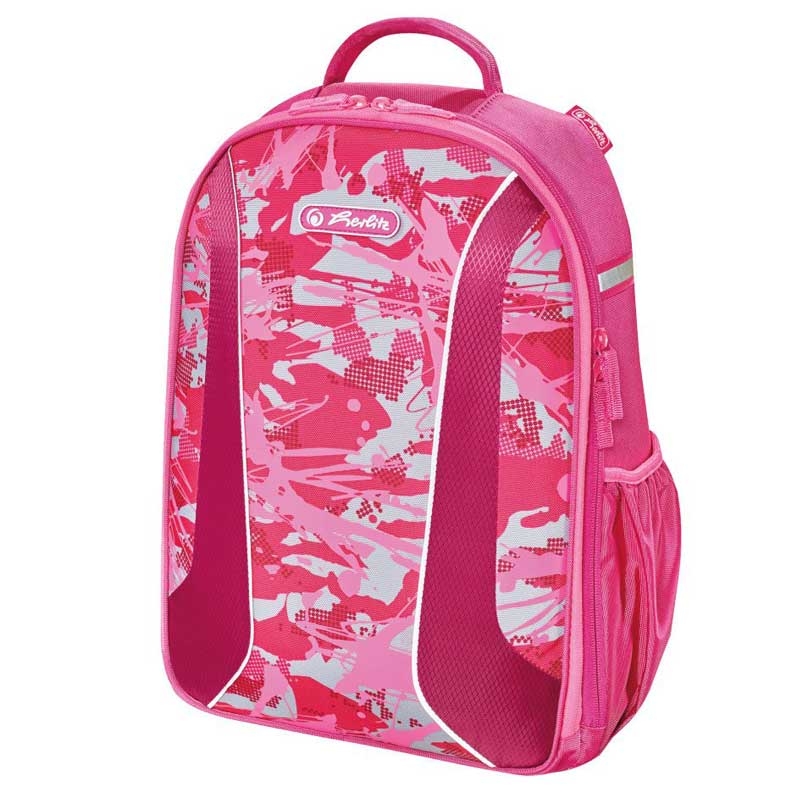 Herlitz Be.Bag Airgo Schulrucksack 18 Liter Camouflage pink