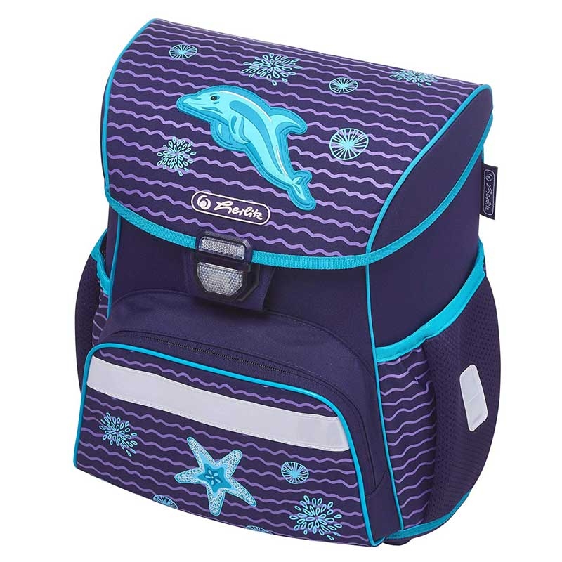 Herlitz Loop Plus Schulranzen, Grundschulranzen 16 Liter Dolphin