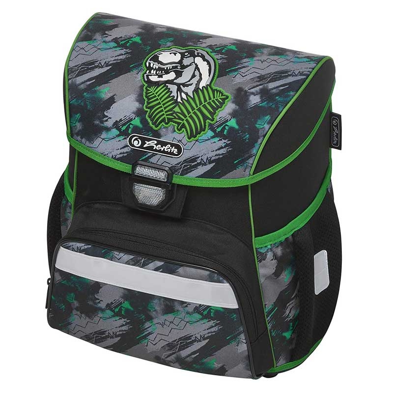 Herlitz Loop Plus Schulranzen, Grundschulranzen 16 Liter Dino Jungle
