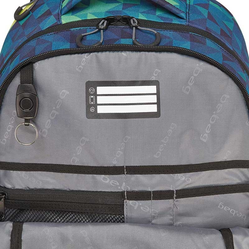 Herlitz be.bag Rucksack be.active, 46cm, 27 Liter, magic triangle